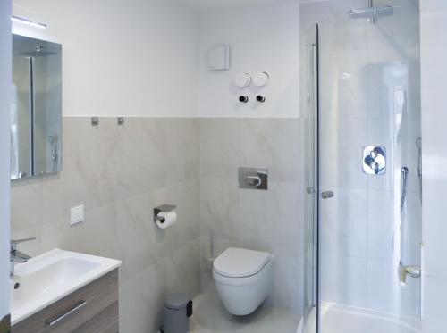 Vannituba majutusasutuses Feriendomizil "Putbus" WE12