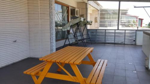 Un balcón o terraza en Wenxin Homestay