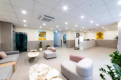 MJ Hotel Jongnoにあるシーティングエリア