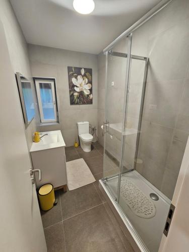 Koupelna v ubytování Villa Nina