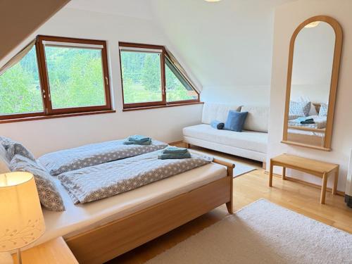 Posedenie v ubytovaní Villa Schnuck - das rote Ferienhaus