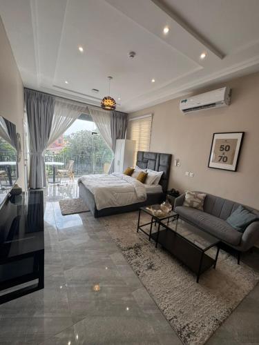 Ruang duduk di Superb Enclave