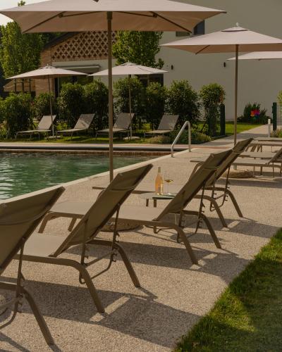 Πισίνα στο ή κοντά στο B&B Locanda Forchir