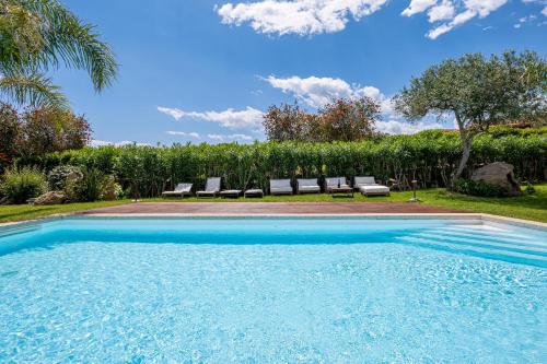 Πισίνα στο ή κοντά στο Villa Silènis