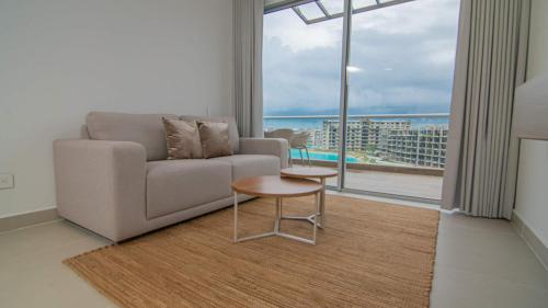 Posezení v ubytování New And Luxury Apartment 3BR In Baia Kristal