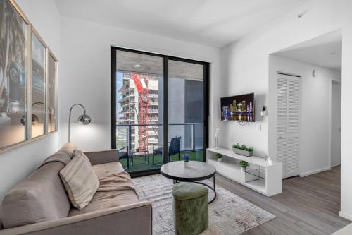 Et opholdsområde på 2 Bed Best Views in Downtown and Brickell