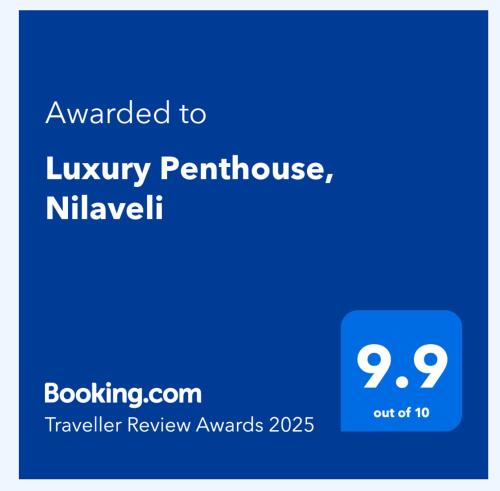 a screenshot of the homepage of a website with the text awarded to luxury perth at Luxury Penthouse, Nilaveli in Trincomalee