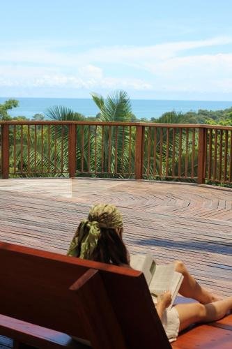 Μπαλκόνι ή βεράντα στο Hija Del Manantial - Ocean-View Villa