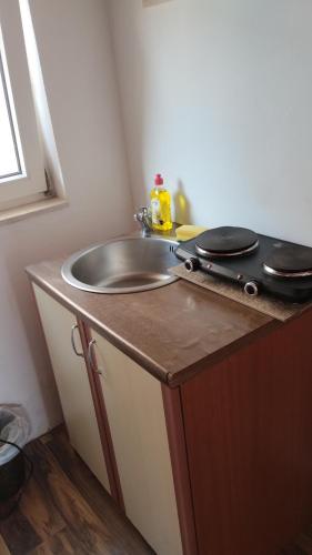 Cuisine ou kitchenette dans l'établissement LaRos Apt