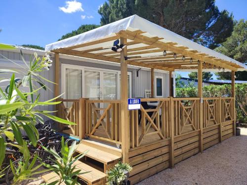 Camping DEL MAR 4 Étoiles à ARGELÈS SUR MER Mobil-Home Cosy en 3Ch au calme