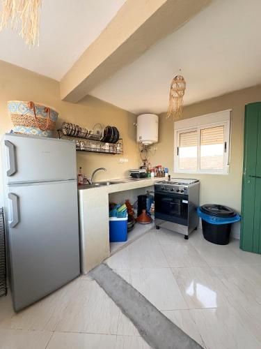 Una cocina o zona de cocina en Taghazout Private Villa with Sea View