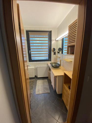 Ένα μπάνιο στο Wohnung Lila Pause