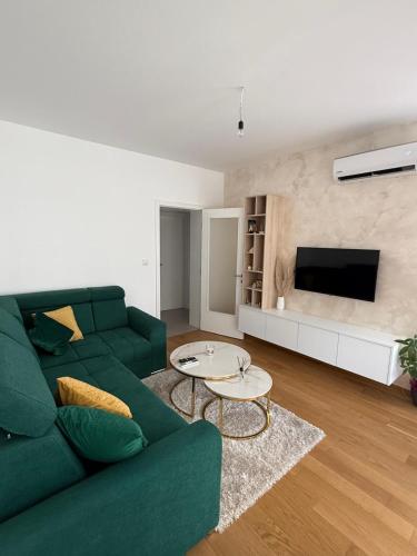 Χώρος καθιστικού στο Panorama apartman
