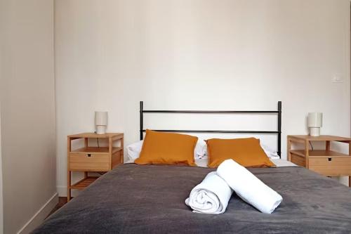 Postel nebo postele na pokoji v ubytování Le Perchoir Phocéen