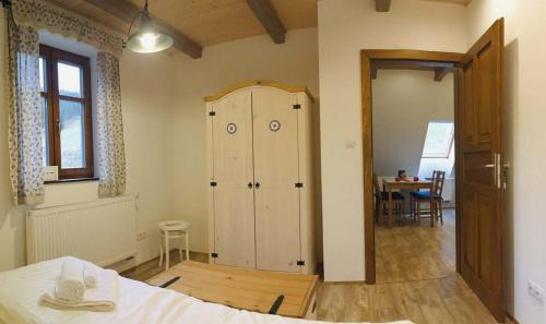 Cama o camas de una habitación en Capury-Malá Hanzlůvka