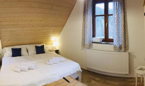 Cama o camas de una habitación en Capury-Malá Hanzlůvka