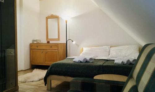 Cama o camas de una habitación en Capury-Malá Hanzlůvka