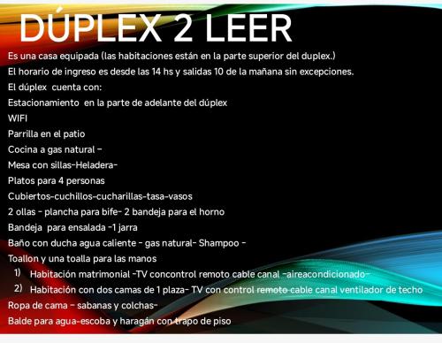 Los Nardos Duplex 2 في سان سلفادور دي خوخوي: لقطة شاشة لصفحة من شاشة الكمبيوتر