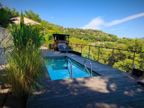 Maison Darshan piscine 11 personnes