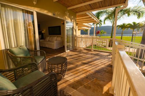 Balkón nebo terasa v ubytování Bella Terra Laguna Azul Resort & Spa