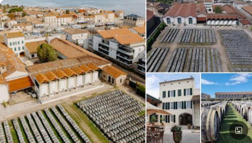 a collage of pictures of a city with buildings at Mazet NiMiSa in Marseillan