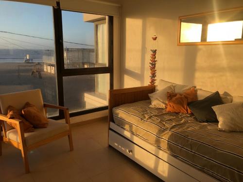 En eller flere senge i et værelse på El arenal vista al mar