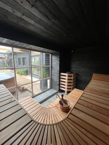 Balkoni atau teres di Black House Pärnu