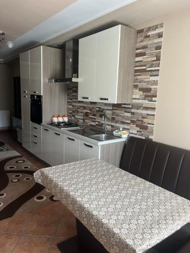 Η κουζίνα ή μικρή κουζίνα στο Casa Ungurianu