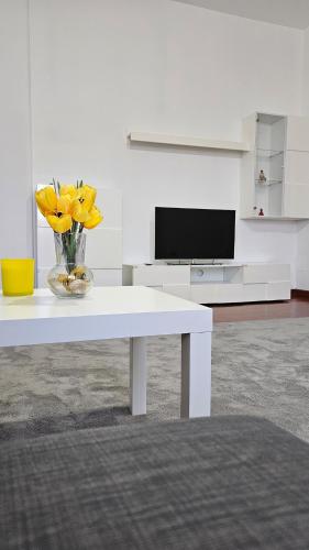 TV a/nebo společenská místnost v ubytování CasaSofia Apt - Naples, Fuorigrotta