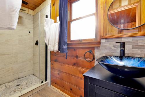 Koupelna v ubytování Lupine #106