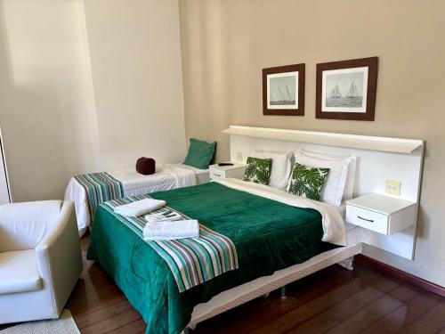 Pousada Casa Imperatriz - Rua Teresaにあるベッド