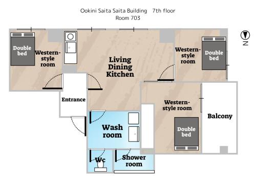 LIJ Stay Horie 3BedRooms