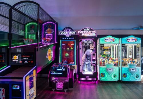 a group of arcade games in a room at 364 Wahoo Dr in Fripp Island