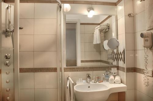 Koupelna v ubytování Hotel Cadiz