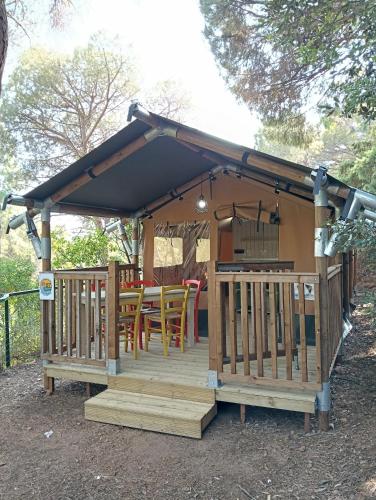 Balkón nebo terasa v ubytování CS Glamping - Tende