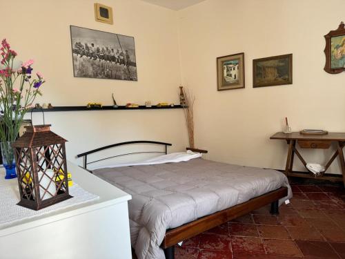 La Casa dei Nonniにあるベッド