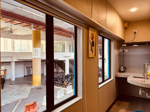 a view from a window of a building at Stylish, Modern Room with City View, Oasis in Melaka