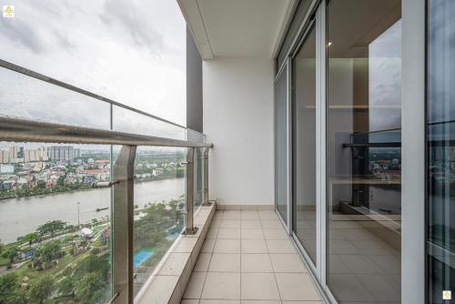 Μπαλκόνι ή βεράντα στο Landmark Étoile by Vinhomes Saigon