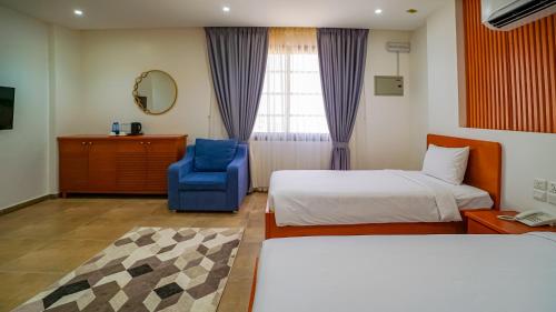 Cama o camas de una habitación en Express City Hotel - Duqm