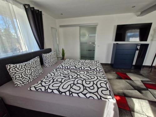 Cama o camas de una habitación en Kutscherhaus