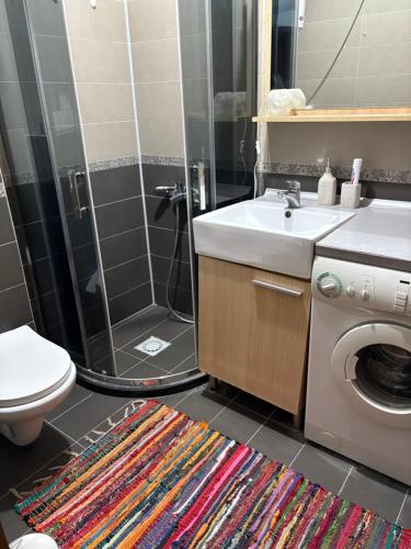 Vannituba majutusasutuses Puzzle Studio in the Heart of Prishtina