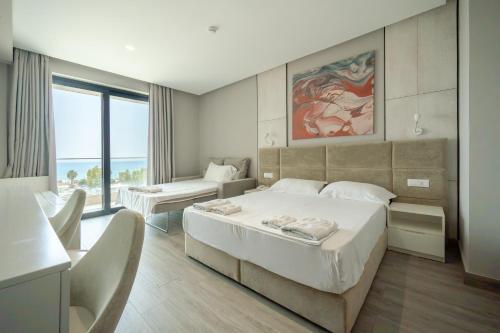 Voodi või voodid majutusasutuse Hotel Qeparo toas