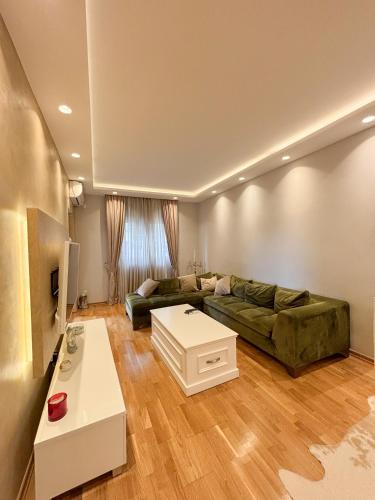 Χώρος καθιστικού στο Modern 1-bedroom apartment M25