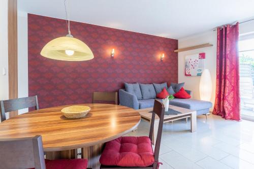 Χώρος καθιστικού στο Dünenhäuser Haus 8
