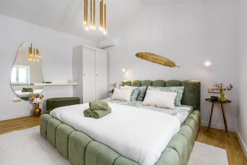 Ένα ή περισσότερα κρεβάτια σε δωμάτιο στο Casa Riccardo Funtana