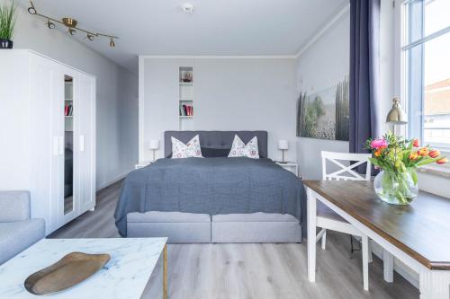 Posezení v ubytování Ferienwohnung "Ostseeblick"
