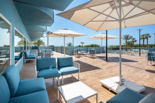 Χώρος καθιστικού στο Hotel Playas de Guardamar