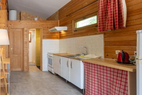 Η κουζίνα ή μικρή κουζίνα στο Chalet Vert - Piscine Partagée