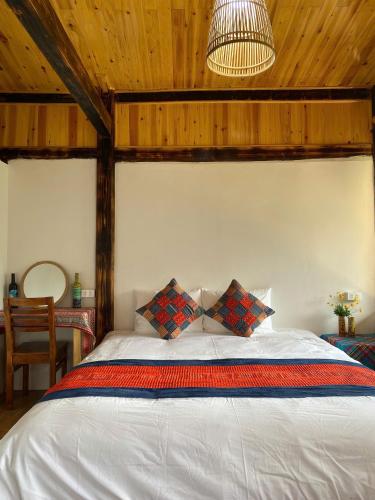 Ένα ή περισσότερα κρεβάτια σε δωμάτιο στο The Link farmstay