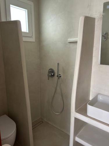 Ένα μπάνιο στο Panorama Rooms